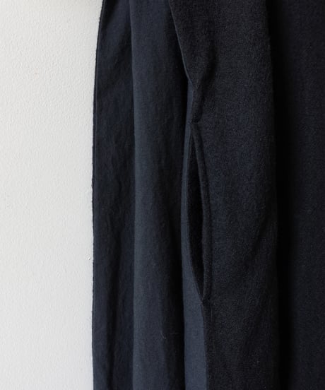 i c h i  260425 Wool Gauze & Cotton Cloth Dress / 2 COLORS