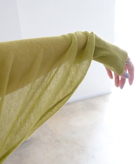 i c h i 260155 Sheer Knit Cardigan / 3 COLORS