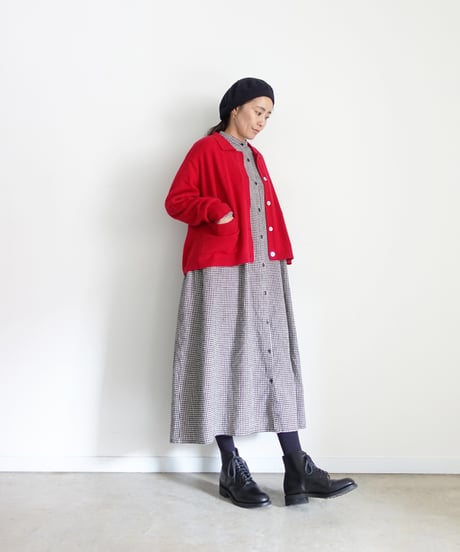 i c h i 260455  Collared Knit Cardigan / 4 COLORS