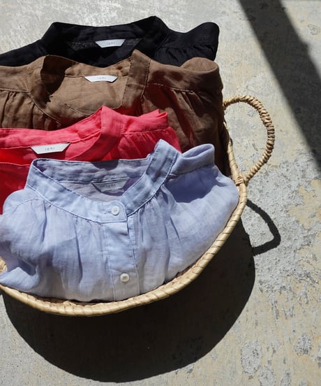 i c h i 251108 Linen Sleeveless Shirt / 4 COLORS