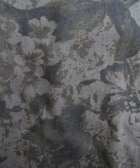 i c h i  260519 Flower Print Zip Blouson / C : BROWN