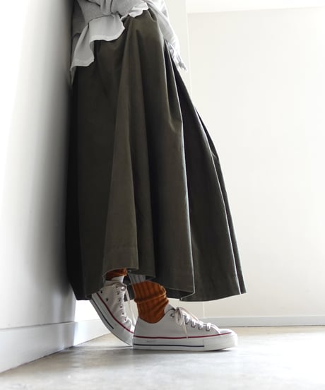 i c h i 260518 Cotton Corduroy Skirt / 4 COLORS