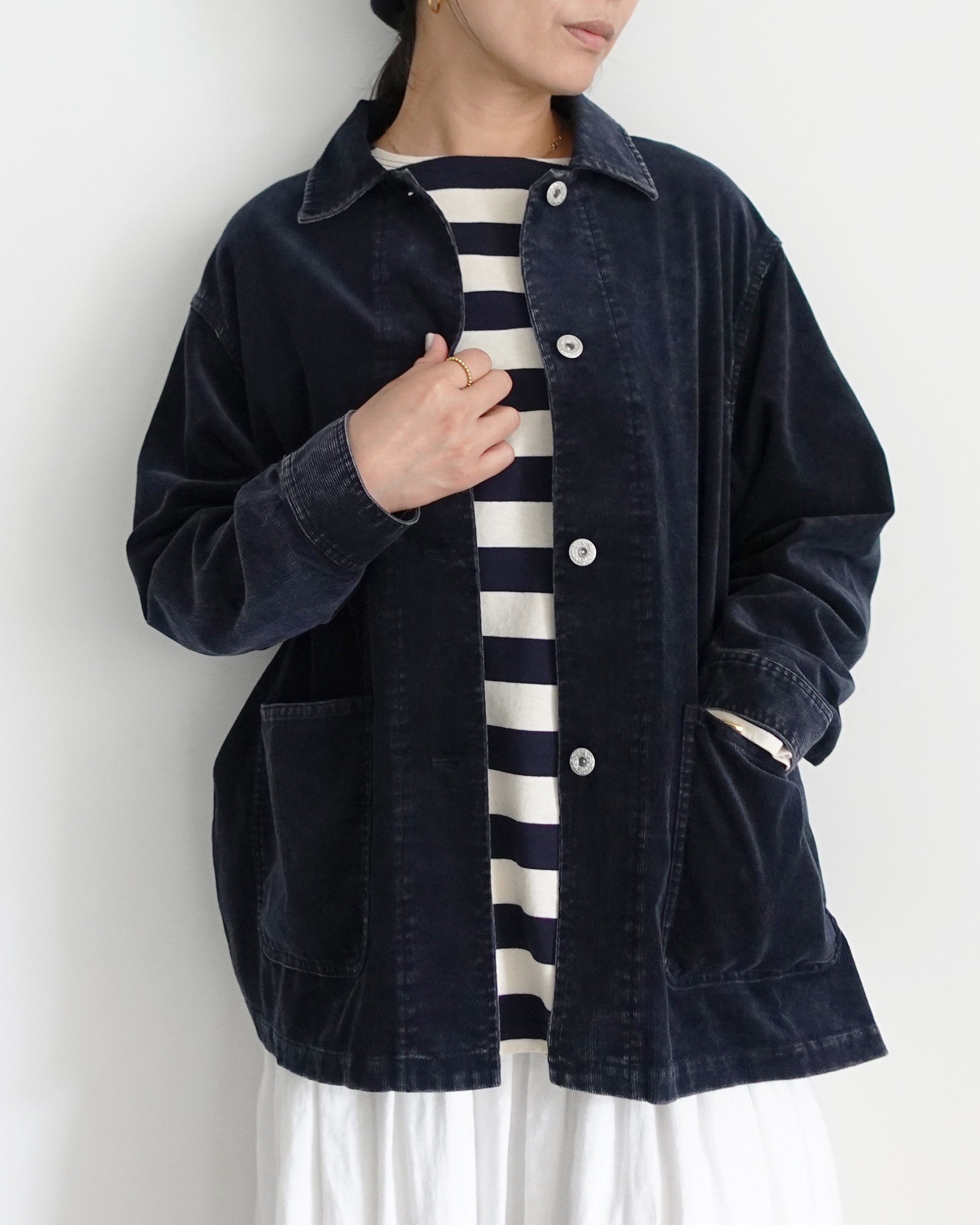 i c h i 260427 Vintage Corduroy Shirt Jacket /