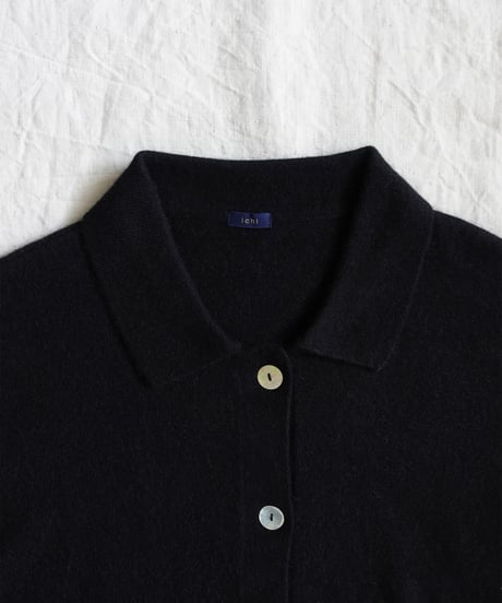 i c h i 260455  Collared Knit Cardigan / 4 COLORS
