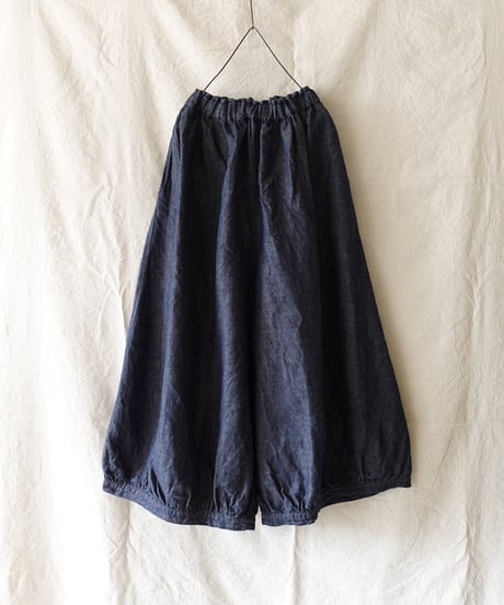 Antiquités noir 1000412 Vintage Linen Chino Denim Pants / 2 COLORS