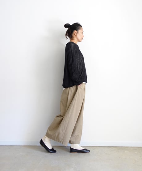ichiAntiquités  1101120  Cotton Typewriter Relax Pants / 2 COLORS