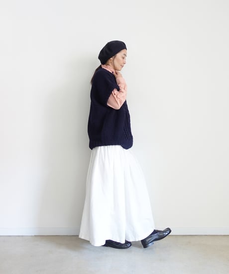 i c h i  260402 Cotton 2way Frill Shirt / 2 COLORS