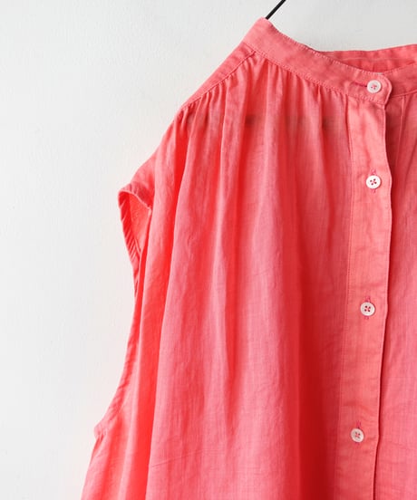 i c h i 251108 Linen Sleeveless Shirt / 4 COLORS
