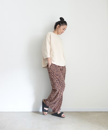 i c h i  231057  Heavy Cotton Wide Pullover / 2 COLORS