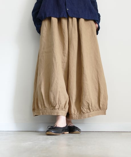 Antiquités noir 1000412 Vintage Linen Chino Denim Pants / 2 COLORS