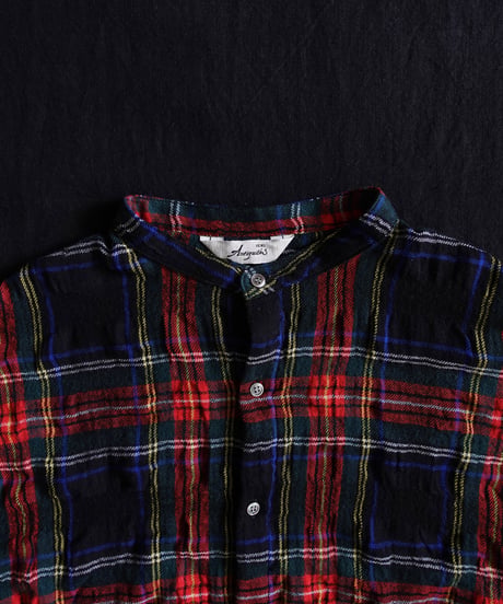 【ONLINE LIMITED】ichiAntiquités 1200325 Cotton Wool BLACK Tartan Dress / B : BLACK
