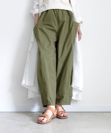 ichiAntiquités  1101132  Typewriter Cotton Relax Pants / 2 COLORS