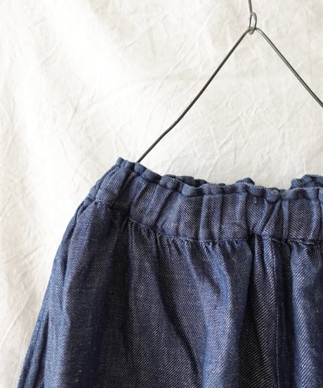 Antiquités noir 1000412 Vintage Linen Chino Denim Pants / 2 COLORS