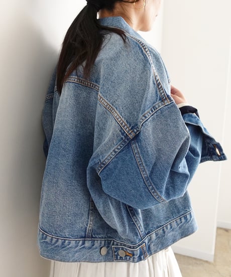 i c h i  241024 DENIM Jacket / A : VINTAGE WASH