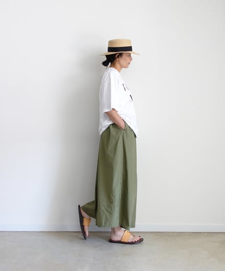 i c h i 260108 Cotton Broadcloth Wide Pants / 2 COLORS