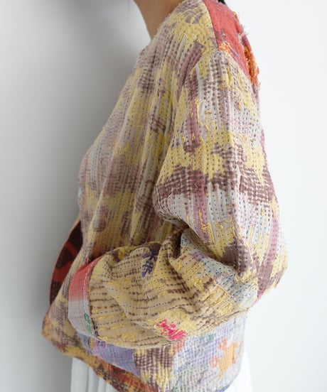 【ONLINE LIMITED】ichiAntiquités 1001137 Vintage Ralli Quilt Jacket / 2 COLORS