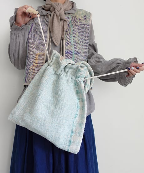 【ONLINE LIMITED】ichiAntiquités 1001138 Vintage Ralli Quilt Bag / 2 COLORS