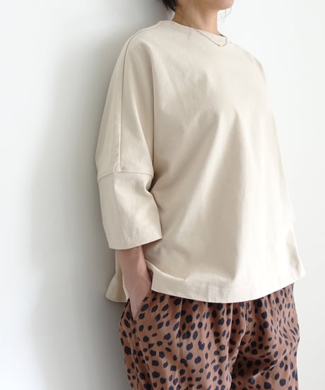 i c h i  231057  Heavy Cotton Wide Pullover / 2 COLORS