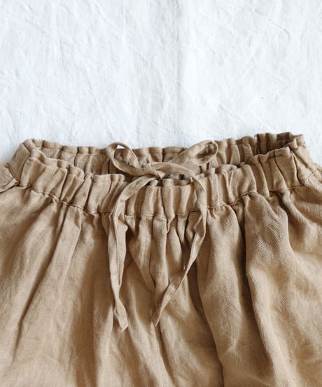Antiquités noir 1000412 Vintage Linen Chino Denim Pants / 2 COLORS