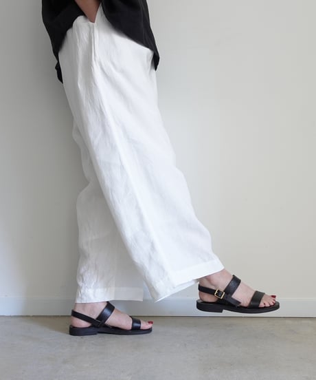 ichiAntiquités 1101122 Linen Relax Pants / 2 COLORS