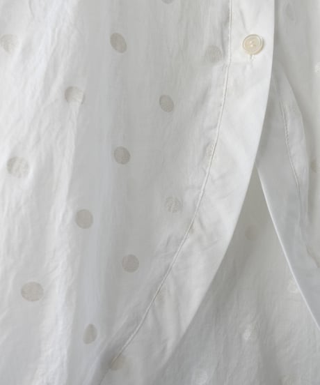 i c h i 251219 Sheer Dots Shirt / 2 COLORS