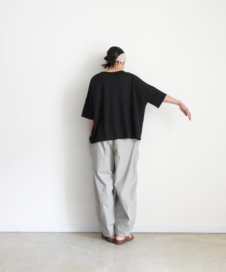 ichiAntiquités  1101132  Typewriter Cotton Relax Pants / 2 COLORS