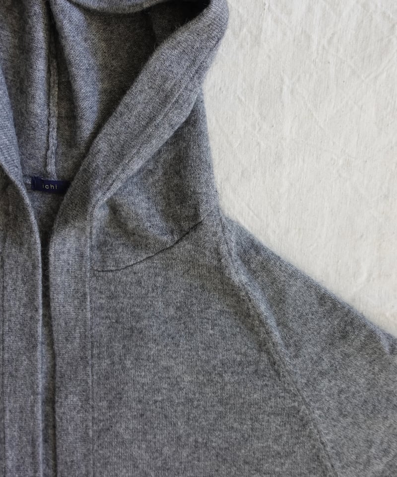 i c h i 260456 Knit Hoodie Cardigan / 2 COLORS