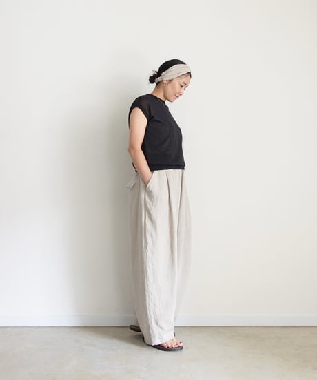 ichi Antiquités 1101154 WASHI Sleeveless Pullover / 3 COLORS