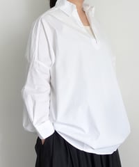 i c h i 241125・241126 Cotton Skipper Pullover / 2 COLORS
