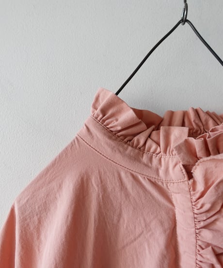 i c h i  260402 Cotton 2way Frill Shirt / 2 COLORS