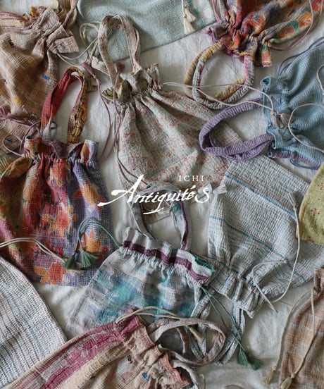 【ONLINE LIMITED】ichiAntiquités 1001138 Vintage Ralli Quilt Bag / 2 COLORS
