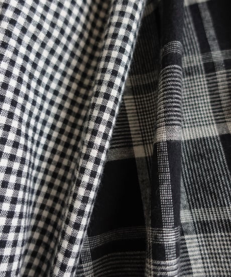 i c h i 260413 Cotton Linen Gingham Dress / A : GINGHAM