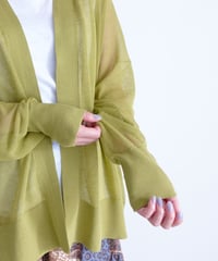 i c h i 260155 Sheer Knit Cardigan / 3 COLORS