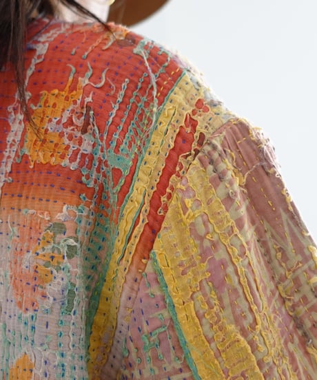 【ONLINE LIMITED】ichiAntiquités 1001137 Vintage Ralli Quilt Jacket / 2 COLORS