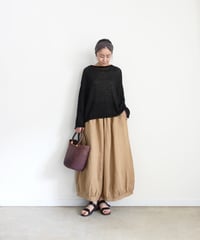 Antiquités noir 1000412 Vintage Linen Chino Denim Pants / 2 COLORS