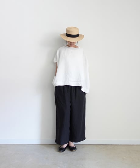 ichiAntiquités 1101121 Linen French sleeve Pullover / 4 COLORS
