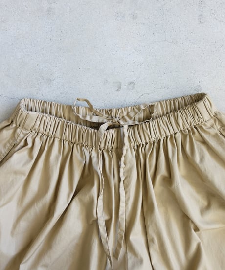 i c h i 260108 Cotton Broadcloth Wide Pants / 2 COLORS