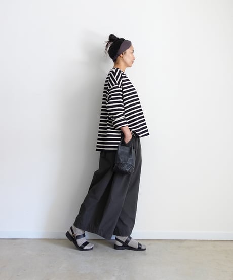 ichiAntiquités  1101120  Cotton Typewriter Relax Pants / 2 COLORS