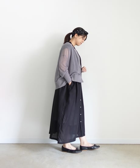i c h i 260110 Rayon Linen Sleeveless Dress / 3 COLORS