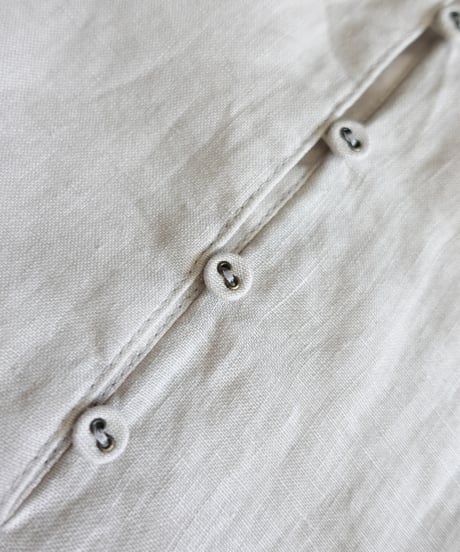 ichiAntiquités 1200311 Linen Smock Dress / 3 COLORS