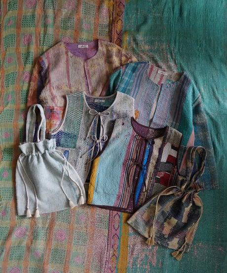 【ONLINE LIMITED】ichiAntiquités 1001137 Vintage Ralli Quilt Jacket / 2 COLORS