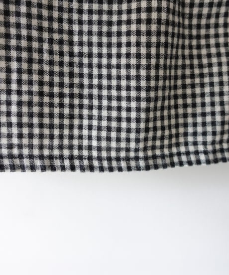i c h i 260413 Cotton Linen Gingham Dress / A : GINGHAM
