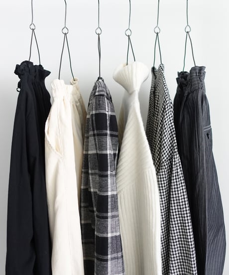 i c h i 260414 Cotton Linen Check Pants / C : GRAY CHECK