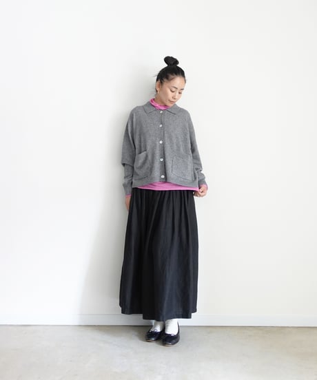 i c h i 260455  Collared Knit Cardigan / 4 COLORS