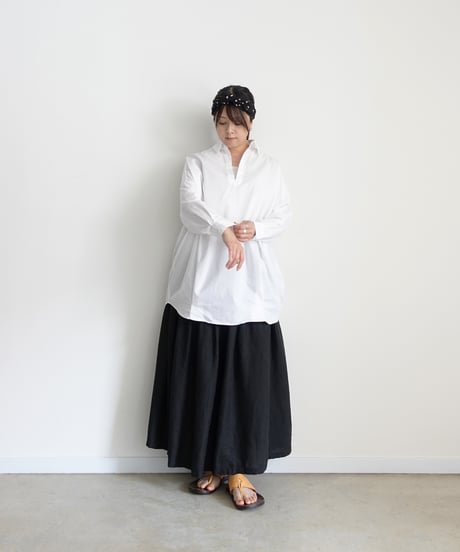 i c h i 241125・241126 Cotton Skipper Pullover / 2 COLORS
