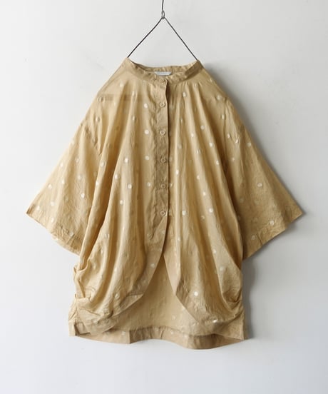 i c h i 251219 Sheer Dots Shirt / 2 COLORS