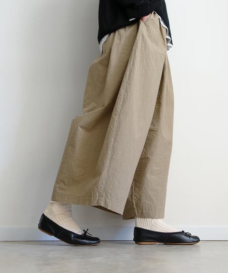 ichiAntiquités  1101120  Cotton Typewriter Relax Pants / 2 COLORS