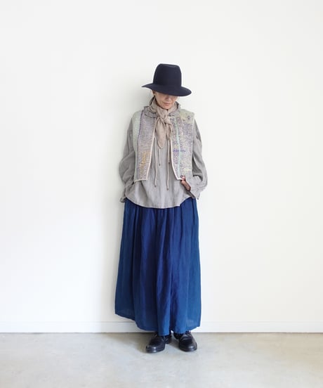 【ONLINE LIMITED】ichiAntiquités 1001136 Vintage Ralli Quilt Vest / 2 COLORS