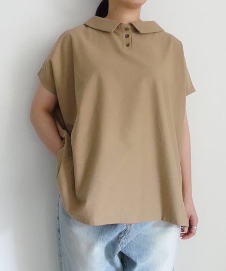 i c h i  260150 2WAY Polo Collar Pullover / 3 COLORS