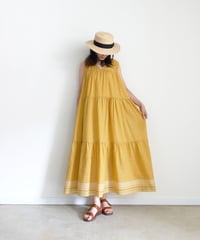 ichi Antiquités 1101134 KHADI Cotton Brise Dress / 2 COLORS
